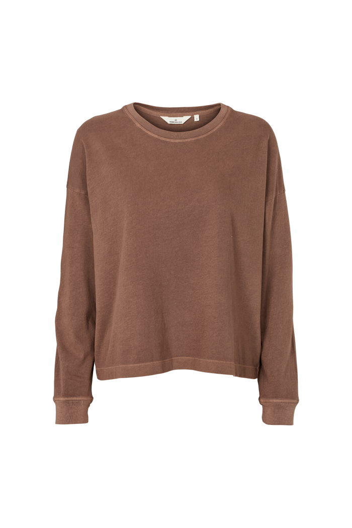 basic-apparel-boni-ls-t-shirt-langarmshirt-braun-bio-baumwolle image 6