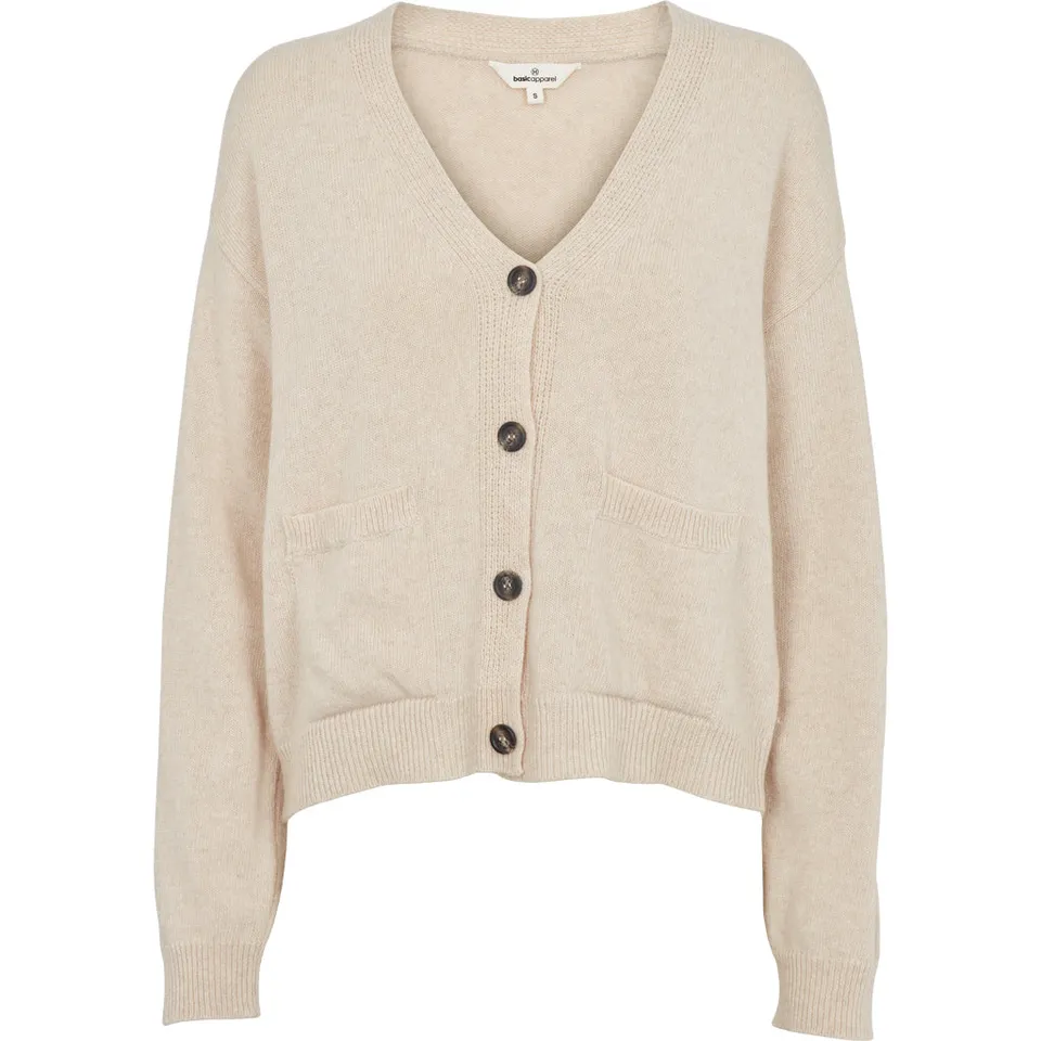 basic-apparel-lise-cardigan-natural-strickjacke-wolle image 1