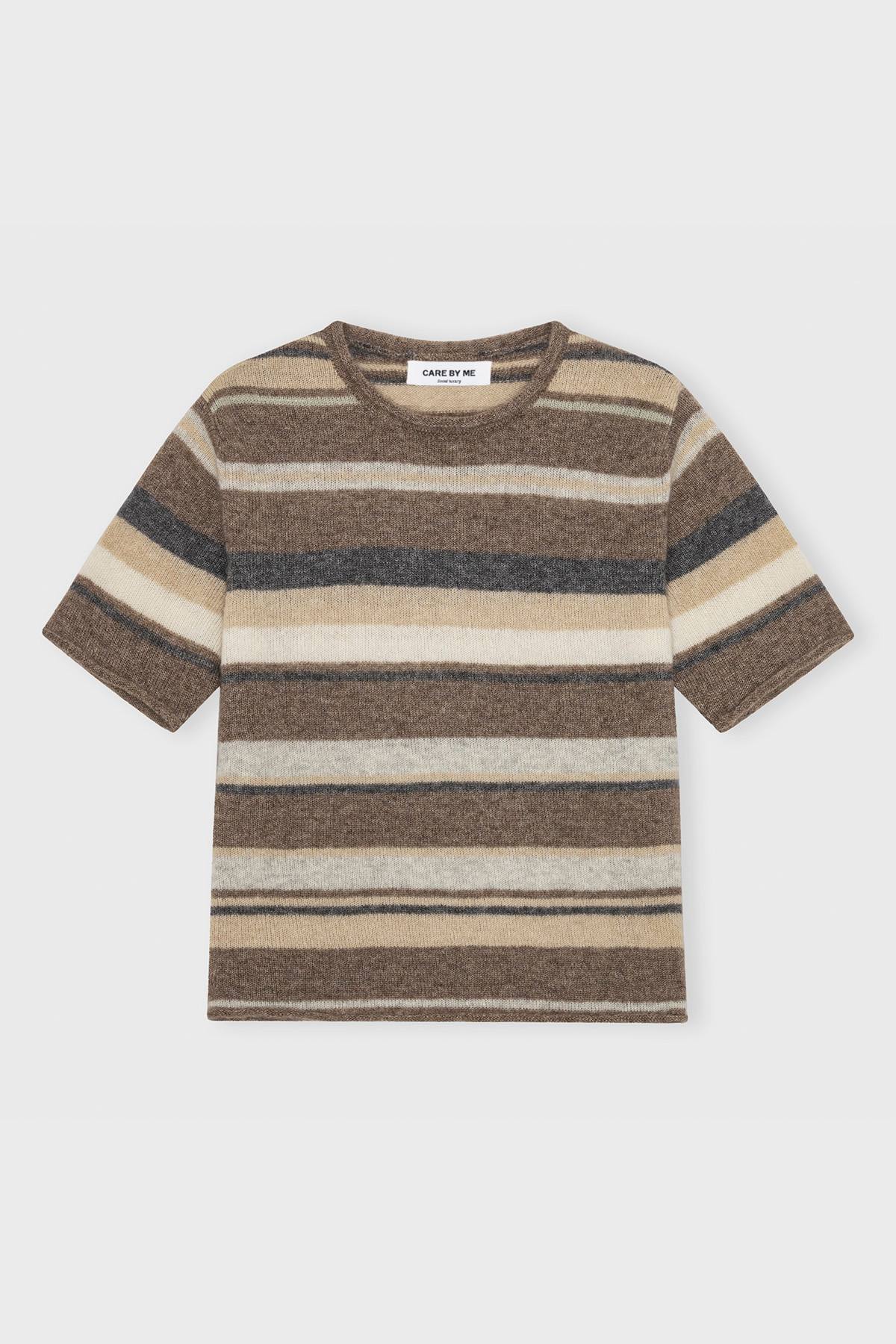 care-by-me-melanie-t-shirt-strickshirt-earth-kaschmir-seide-streifen image 3