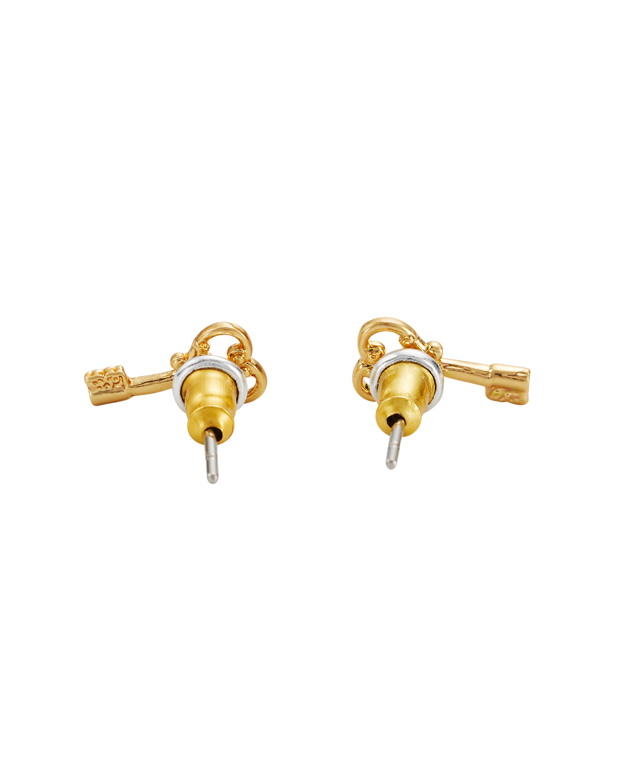 fable-england-jewellery-key-ohrstecker-gold image 5