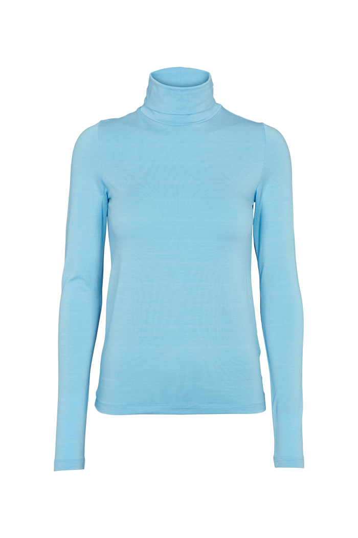 basic-apparel-joline-t-neck-shirt-alaskan-blue-tencel image 1