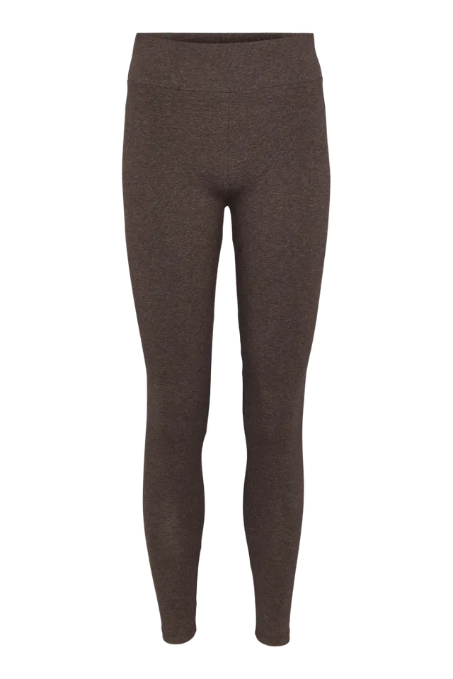 basic-apparel-anni-leggings-brown-mel-bio-baumwolle image 1