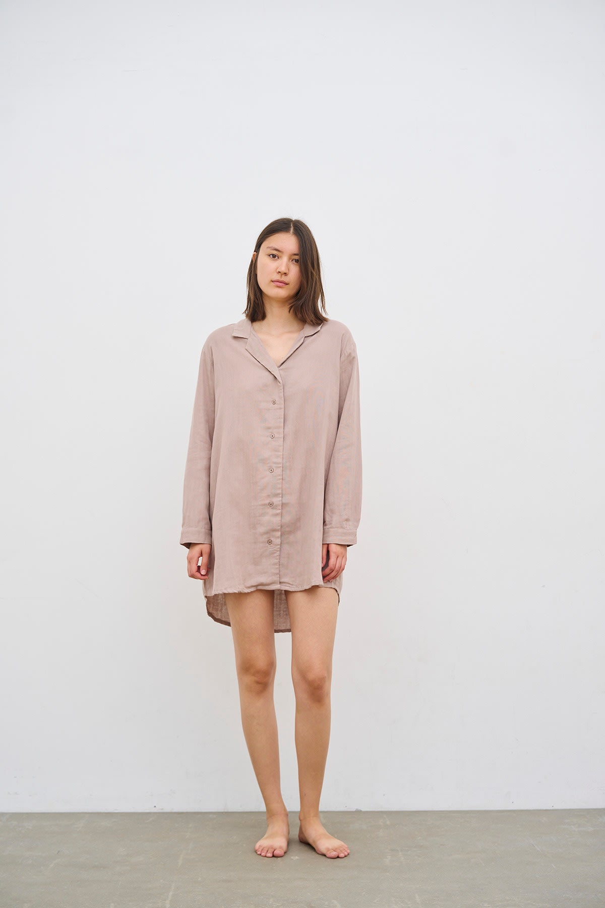 care-by-me-vivienne-long-shirt-bluse-wei-bio-baumwolle image 7