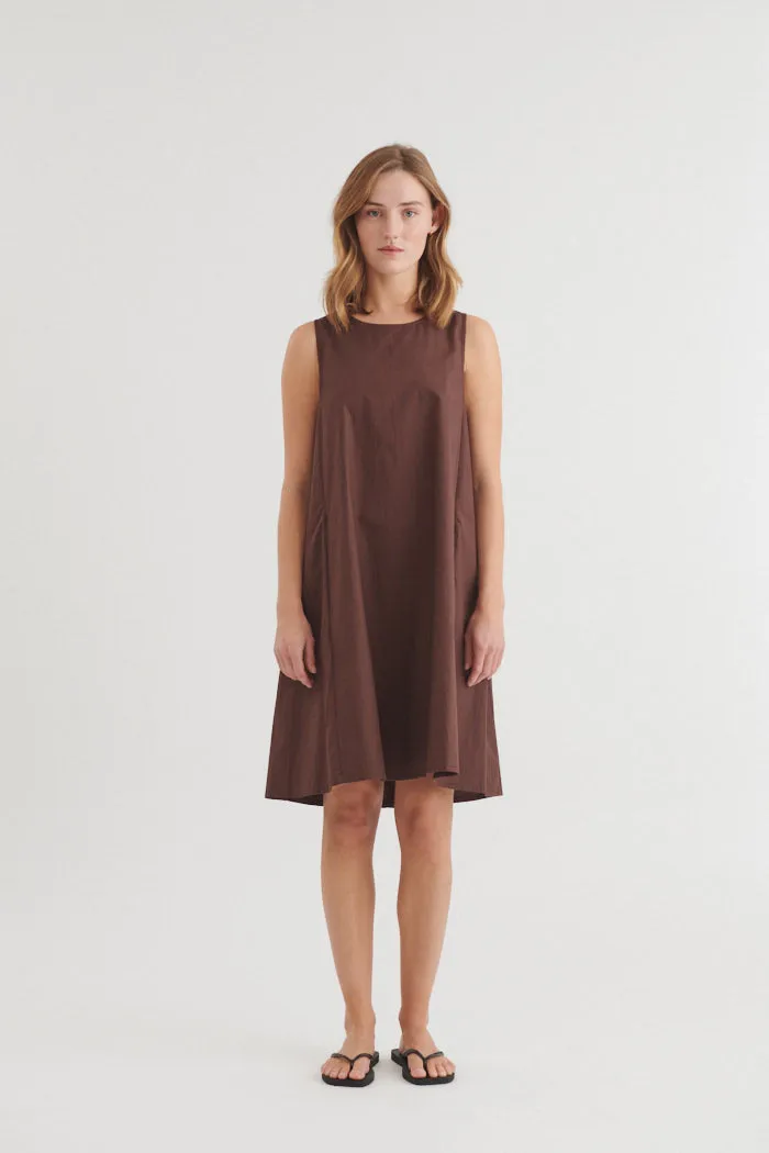 basic-apparel-ida-dress-kleid-chicory-coffee-bio-baumwolle image 1