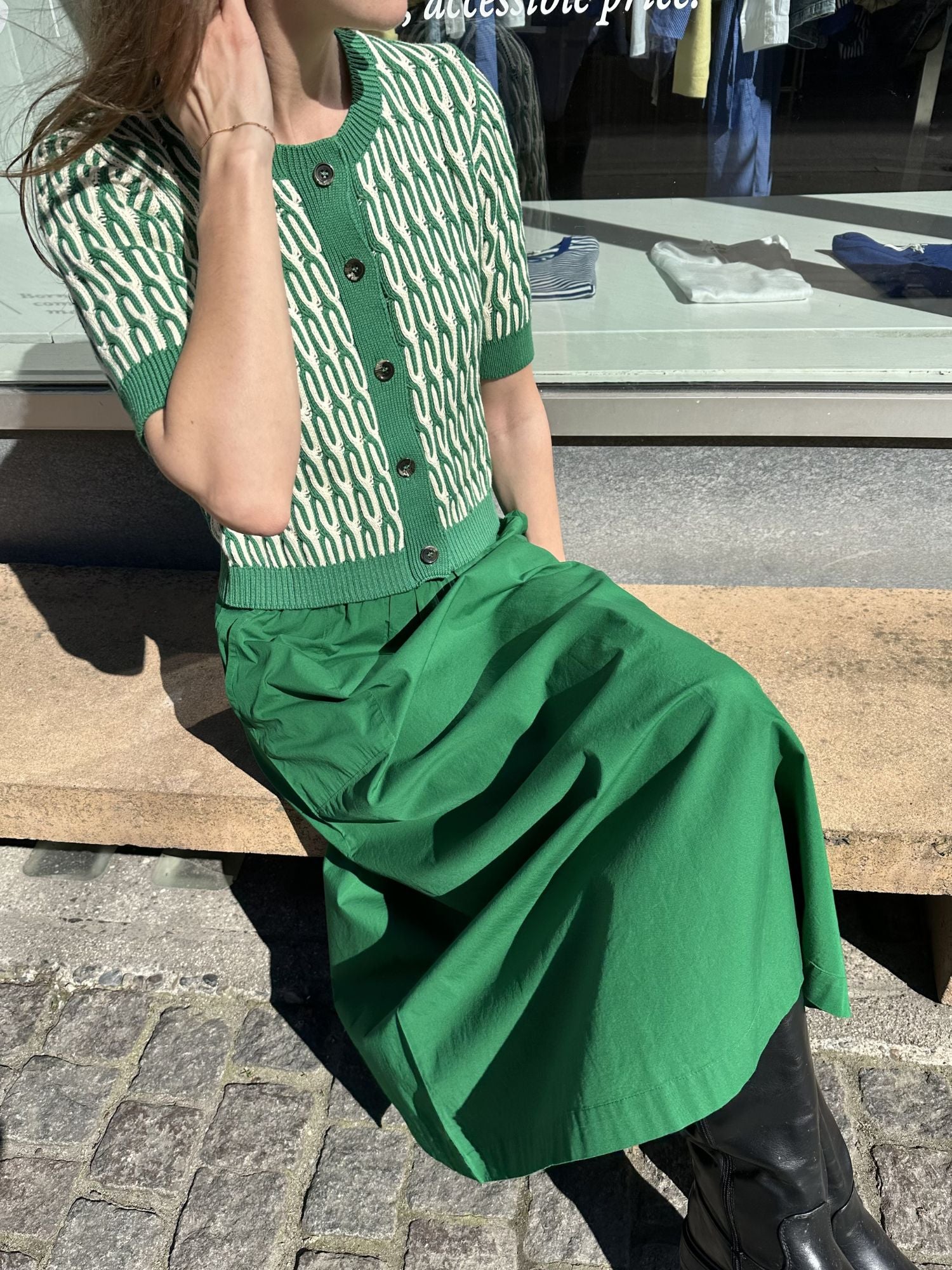 basic-apparel-minie-cardigan-abundant-green-bio-baumwolle image 2