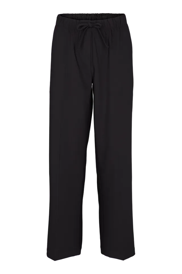 basic-apparel-sage-loose-pants-anzughose-schwarz-weit image 1