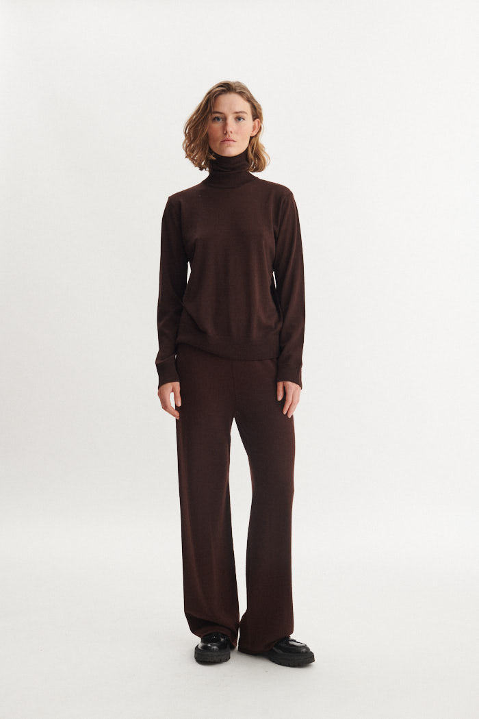 basic-apparel-vera-wide-pants-hose-chocolate-merino image 3