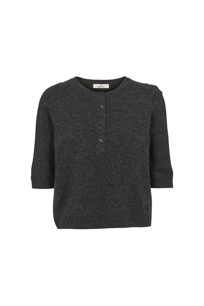 basic-apparel-selem-granddad-tee-t-shirt-dark-grey-merino image 5