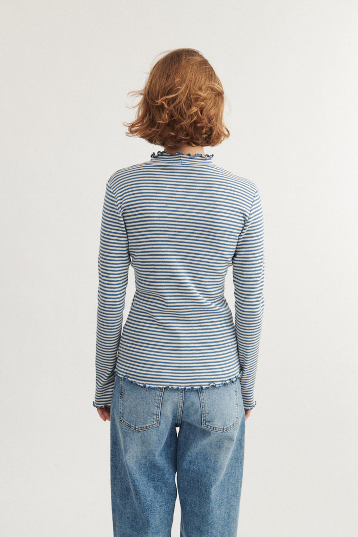 basic-apparel-silma-high-neck-shirt-copen-blue-birch image 3