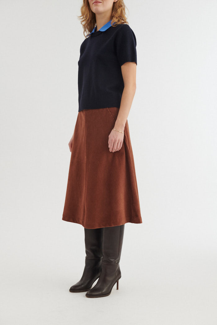 basic-apparel-millu-midirock-tortoise-shell-bio-samt image 3