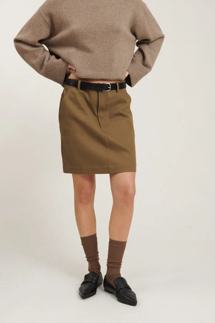 basic-apparel-creol-skirt-rock-capers-green-bio image 1