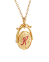 fable-england-k-kalmia-spinner-halskette-gold-initial image 6