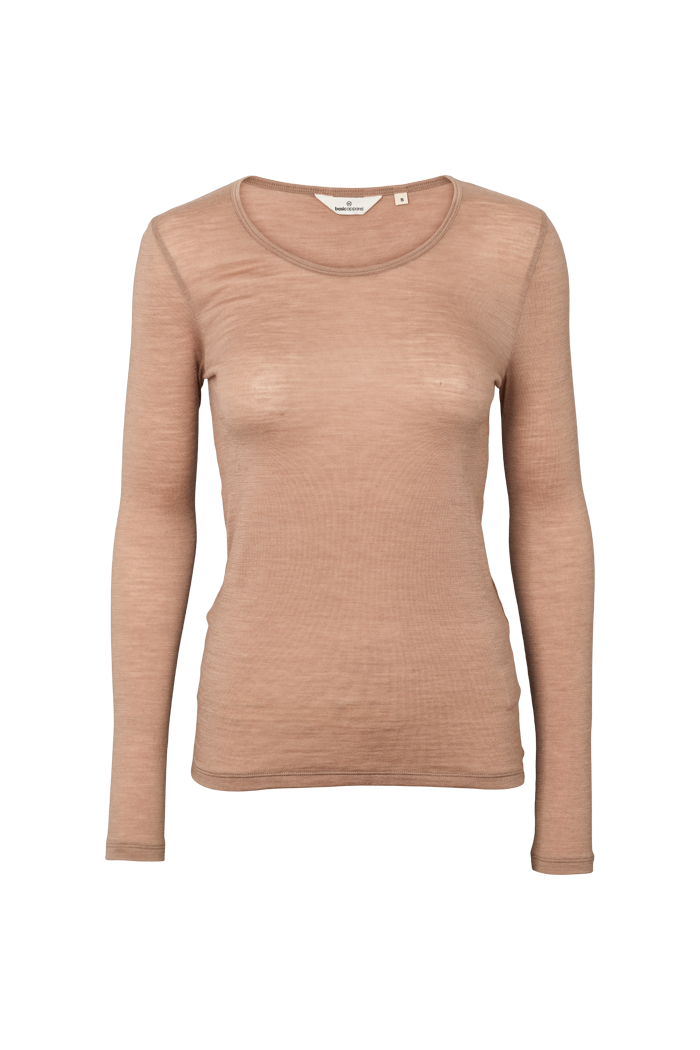 basic-apparel-rinja-ls-tee-langarmshirt-portobella-wolle image 1