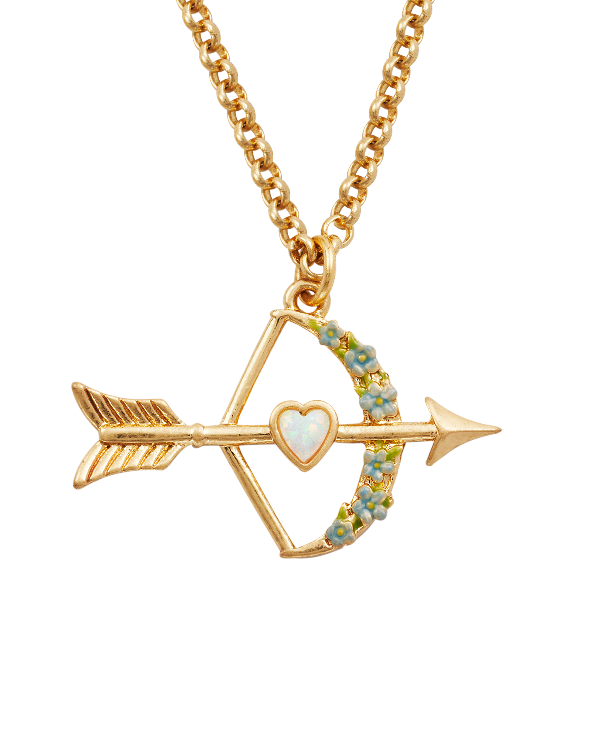 fable-england-cupids-bow-kette-gold-herz-email image 1