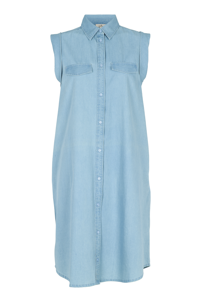 basic-apparel-cody-dress-jeanskleid-light-wash-bio-baumwolle image 4