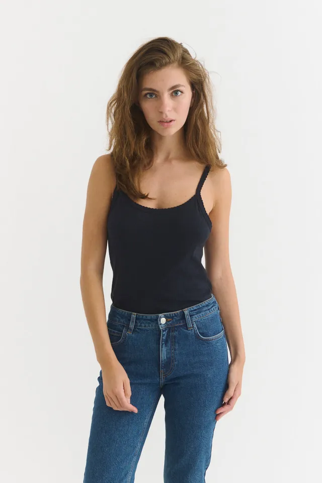 basic-apparel-arense-ba140-18-strap-top-schwarz-bio image 1