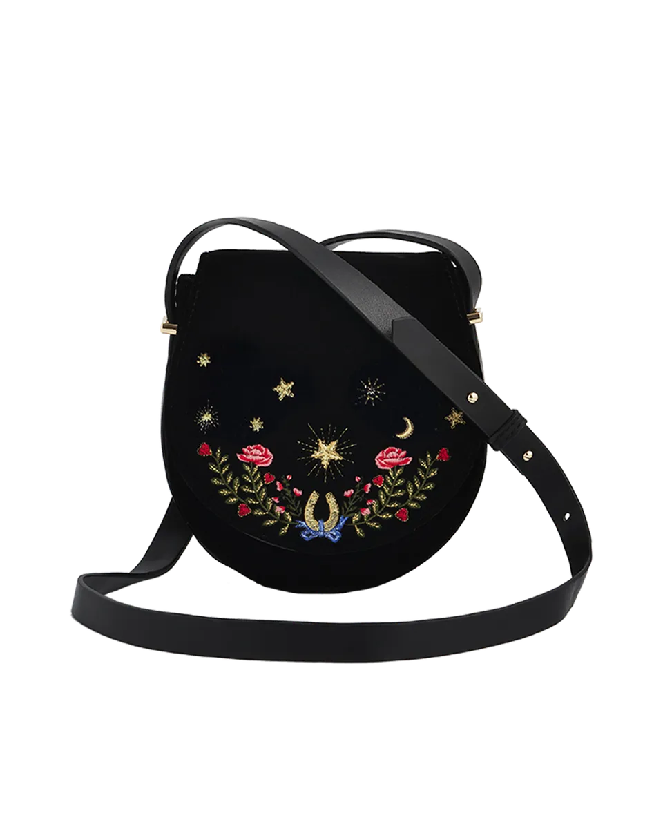 fable-england-kate-saddle-bag-samt-schwarz-bestickt image 1