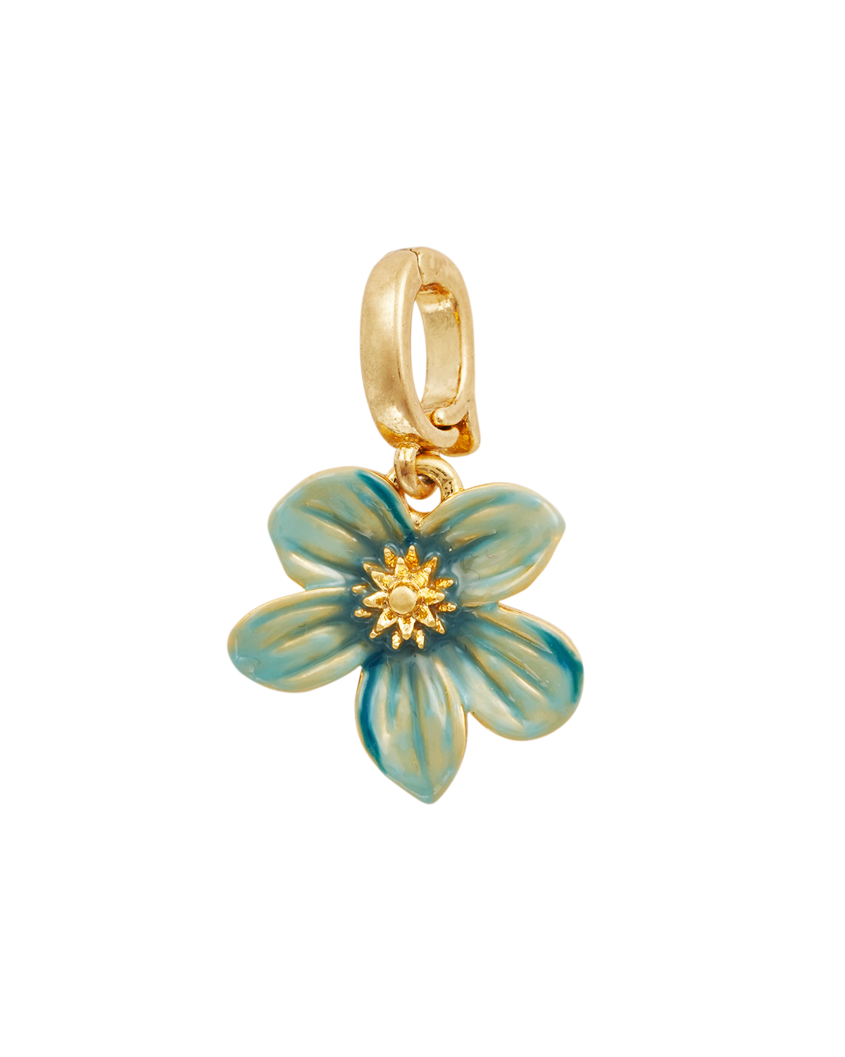 fable-england-jewellery-forget-me-not-flora-charm-anh-nger-gold image 1