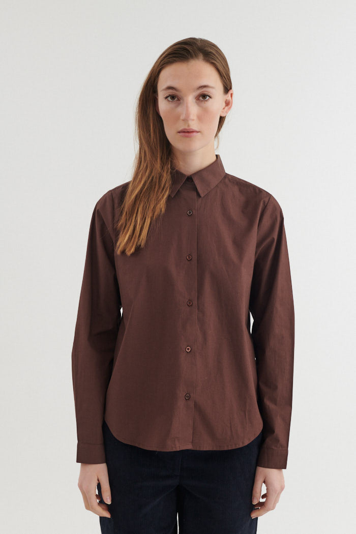 basic-apparel-silje-shirt-bluse-chicory-coffee-gots-bio image 1