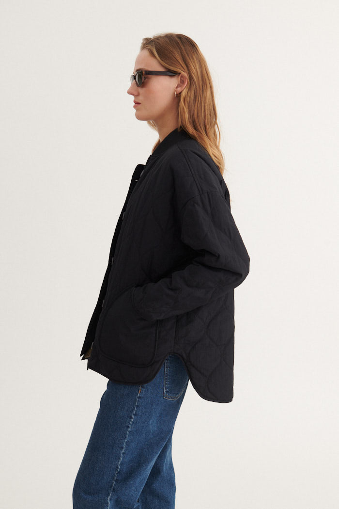 basic-apparel-ruby-loose-jacket-jacke-schwarz-wendbar image 2