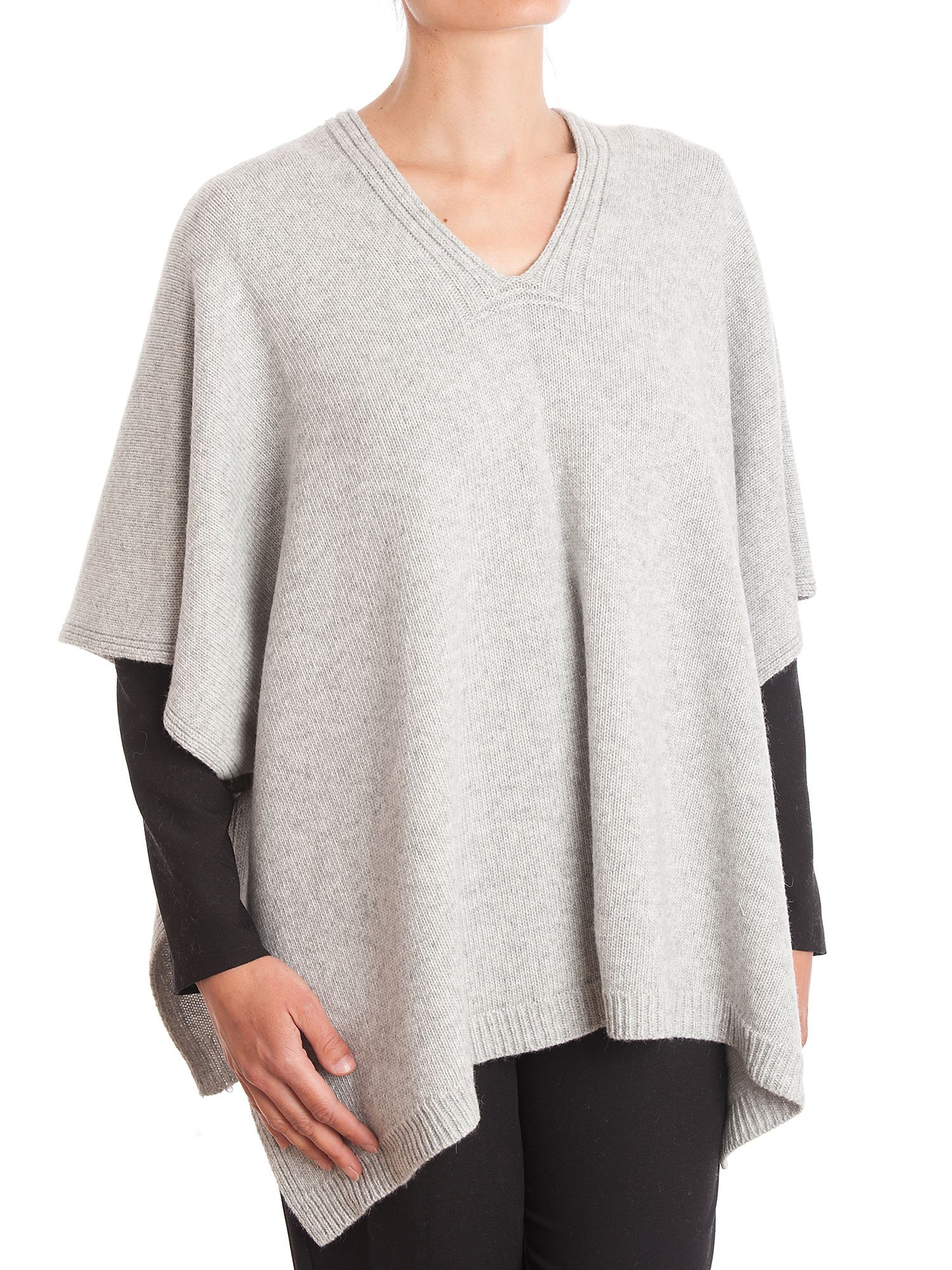 dalle-piane-cashmere-poncho-zwei-kn-pfe-damen-grau image 1