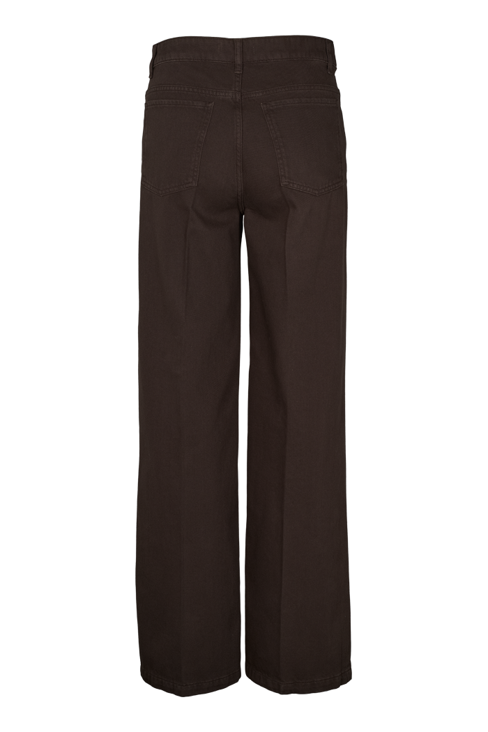 basic-apparel-enya-brown-jeans-wide-leg-chocolate-bio-denim image 7