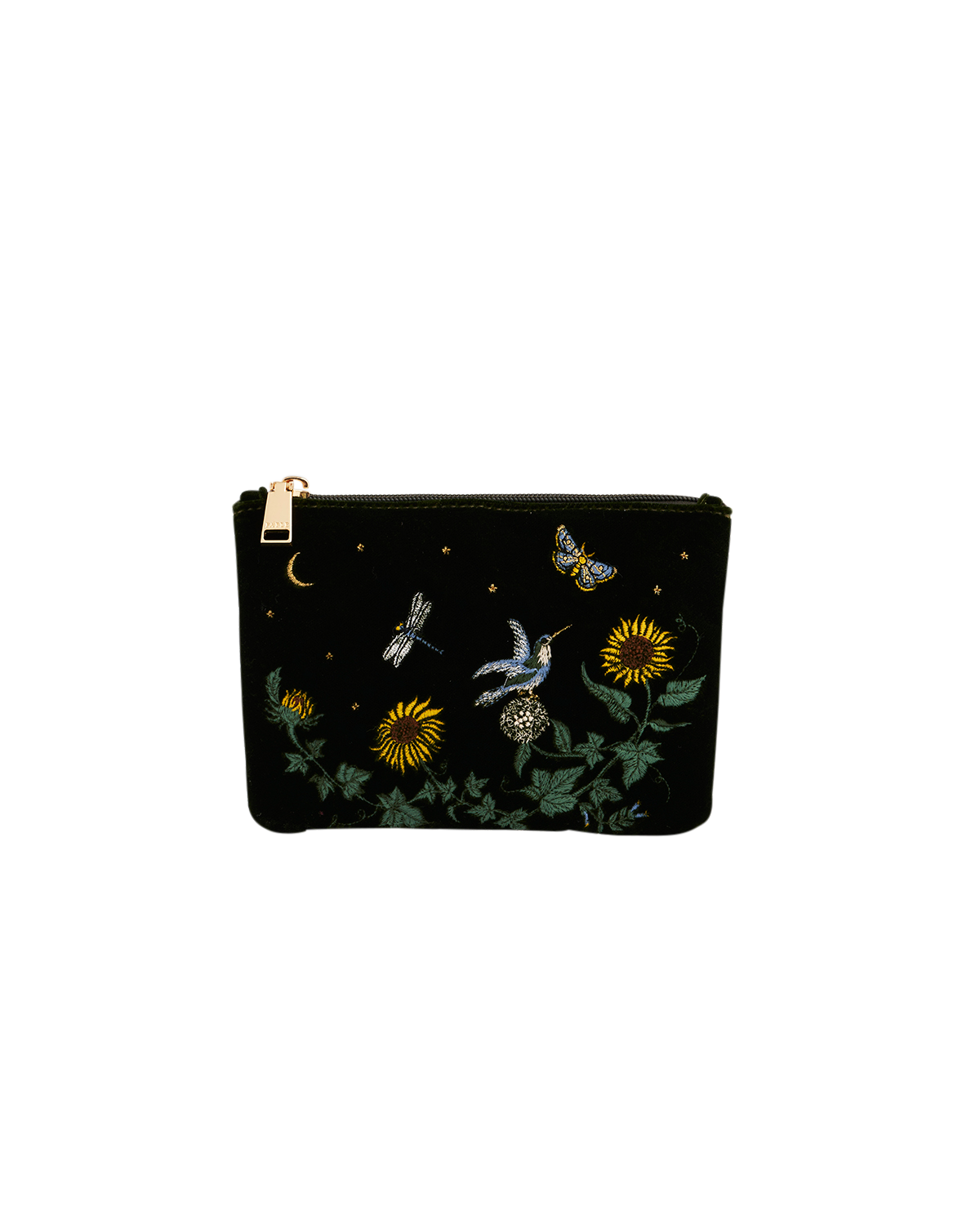 fable-england-sunflower-samt-kosmetiktasche-gr-n-bestickt image 7
