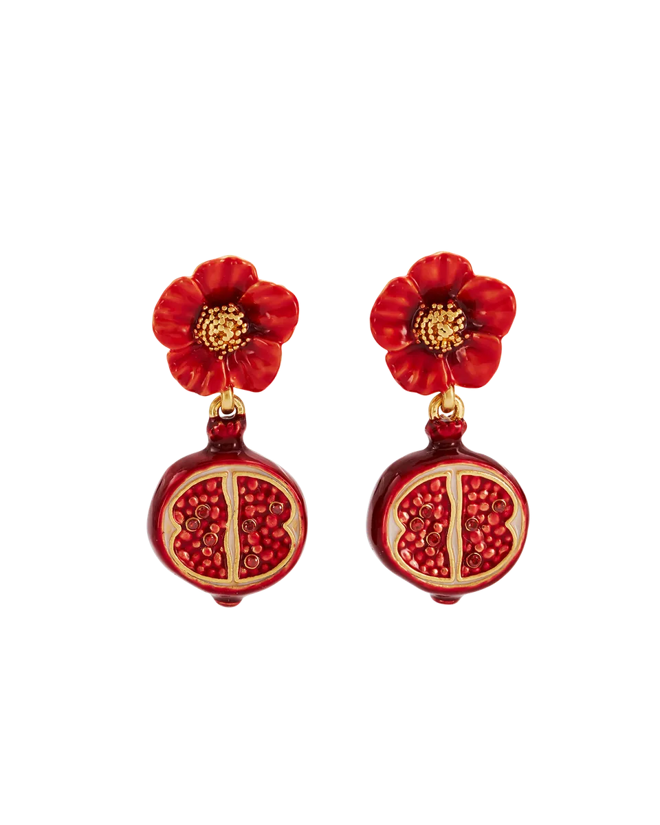 fable-england-blossom-granatapfel-ohrh-nger-gold-rot image 1