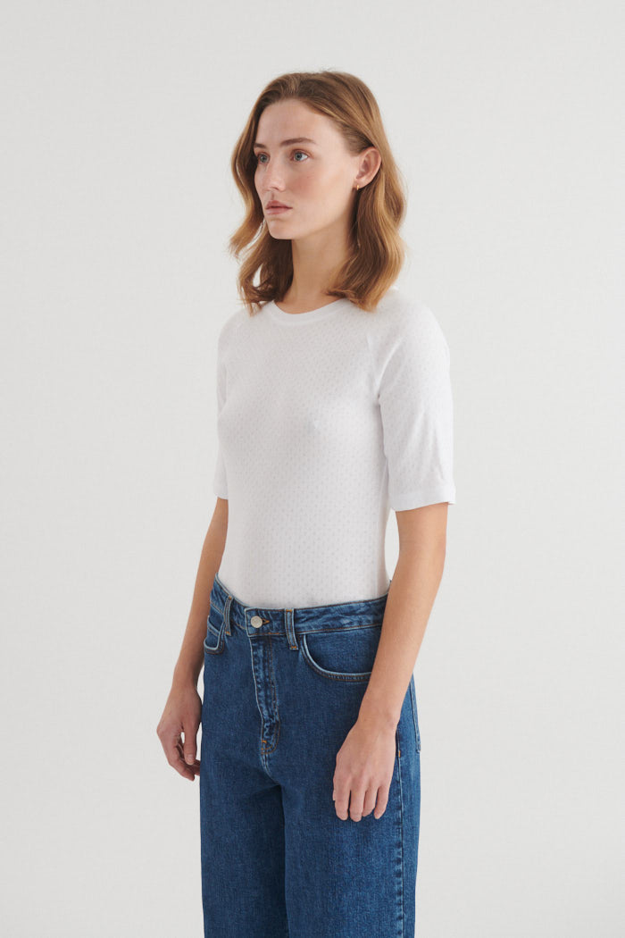 basic-apparel-arense-tee-t-shirt-white-bio-baumwolle image 3