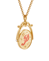 fable-england-p-initial-peony-halskette-gold-spinner image 7
