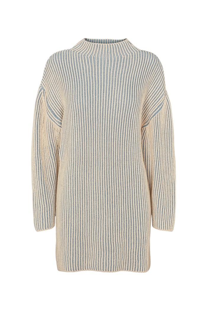 basic-apparel-winie-long-kleid-windward-blue-bio-baumwolle image 5