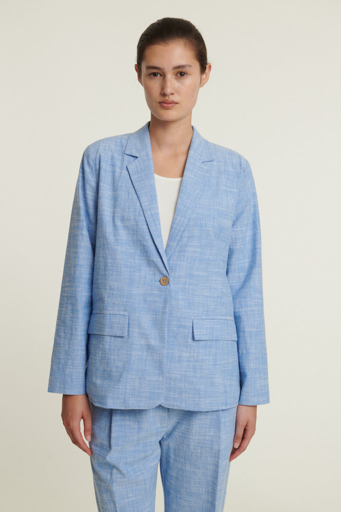 basic-apparel-zita-quiet-harbor-blazer-oversize-bio-baumwolle image 1