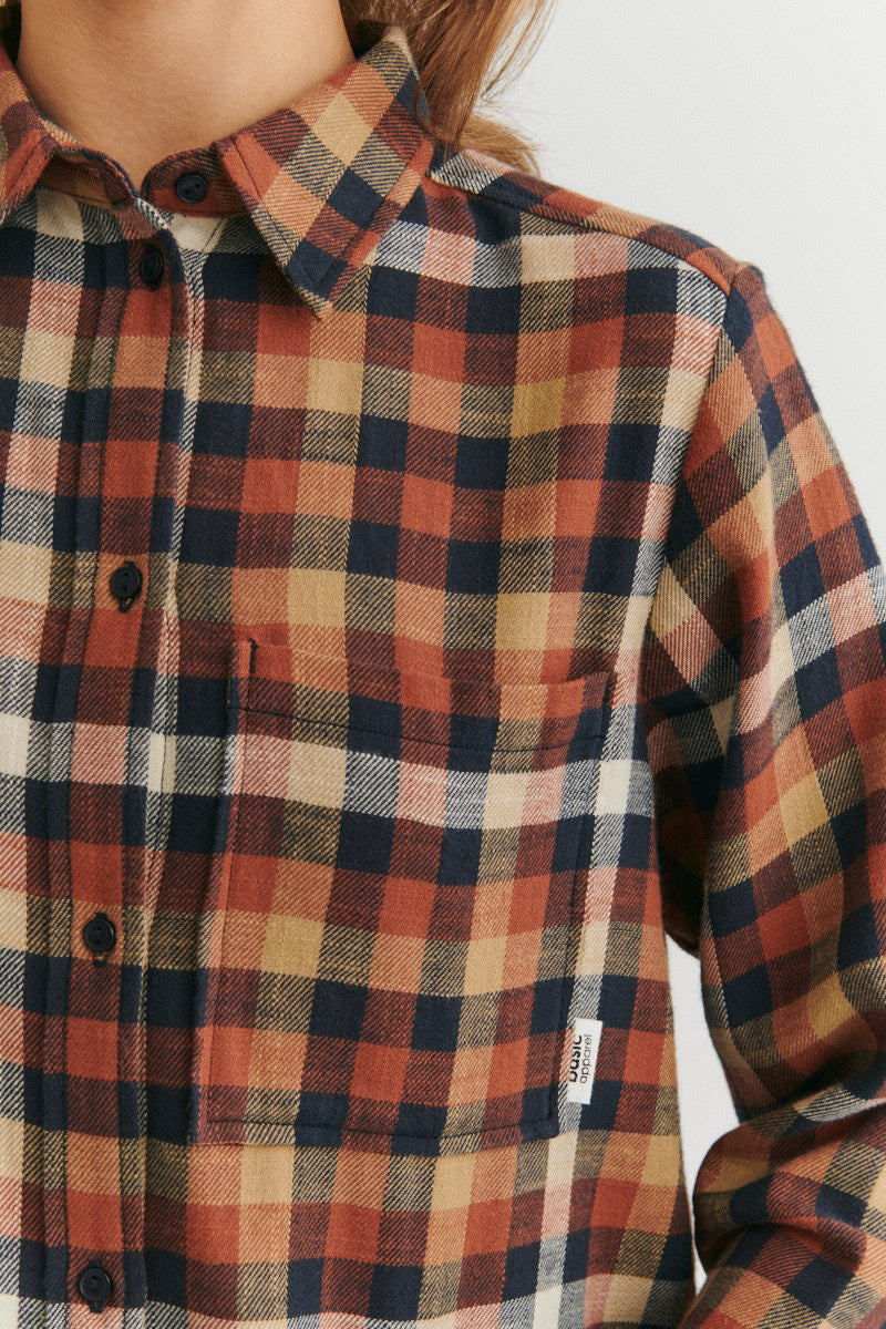 basic-apparel-nalli-shirt-damen-karo-skycaptain-bio-baumwolle image 4