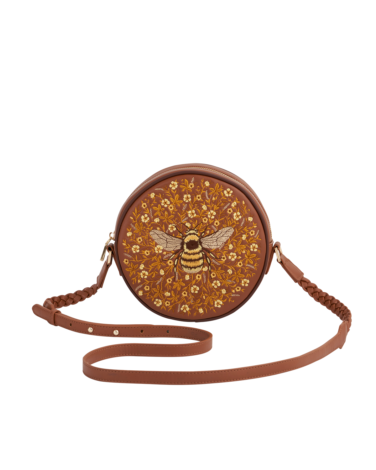 fable-england-bumble-circle-bag-handtasche-biene-stickerei image 1