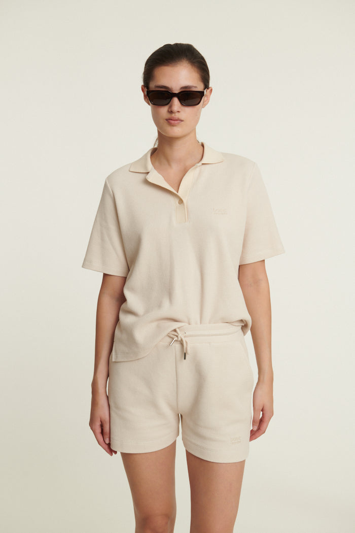 basic-apparel-ima-polo-poloshirt-beige-bio-baumwolle-kurzarm image 1