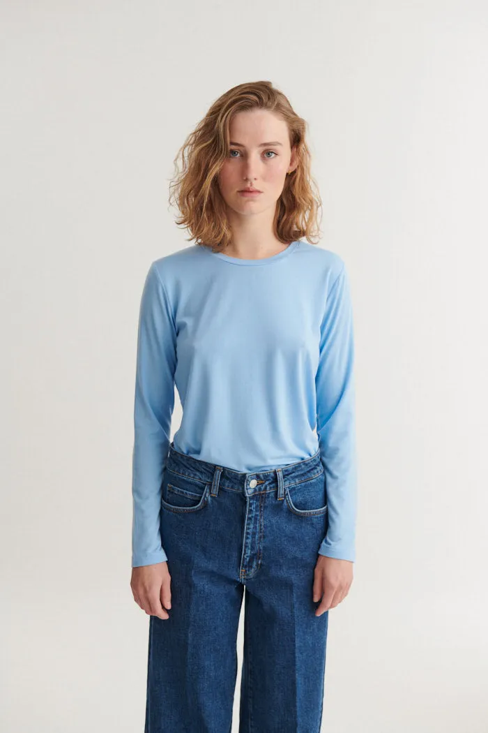 basic-apparel-jolanda-ls-tee-langarmshirt-frozen-fjord-tencel image 1