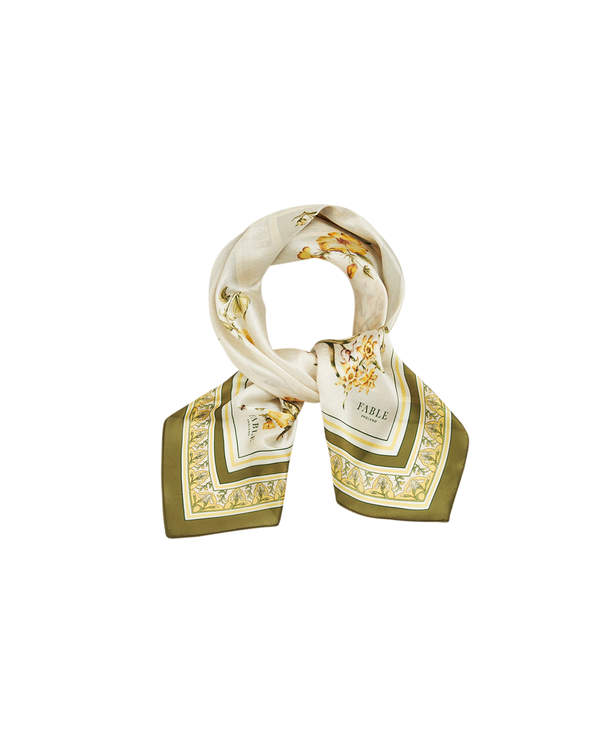 fable-england-nouveau-floral-square-tuch-gelb-blumen image 3