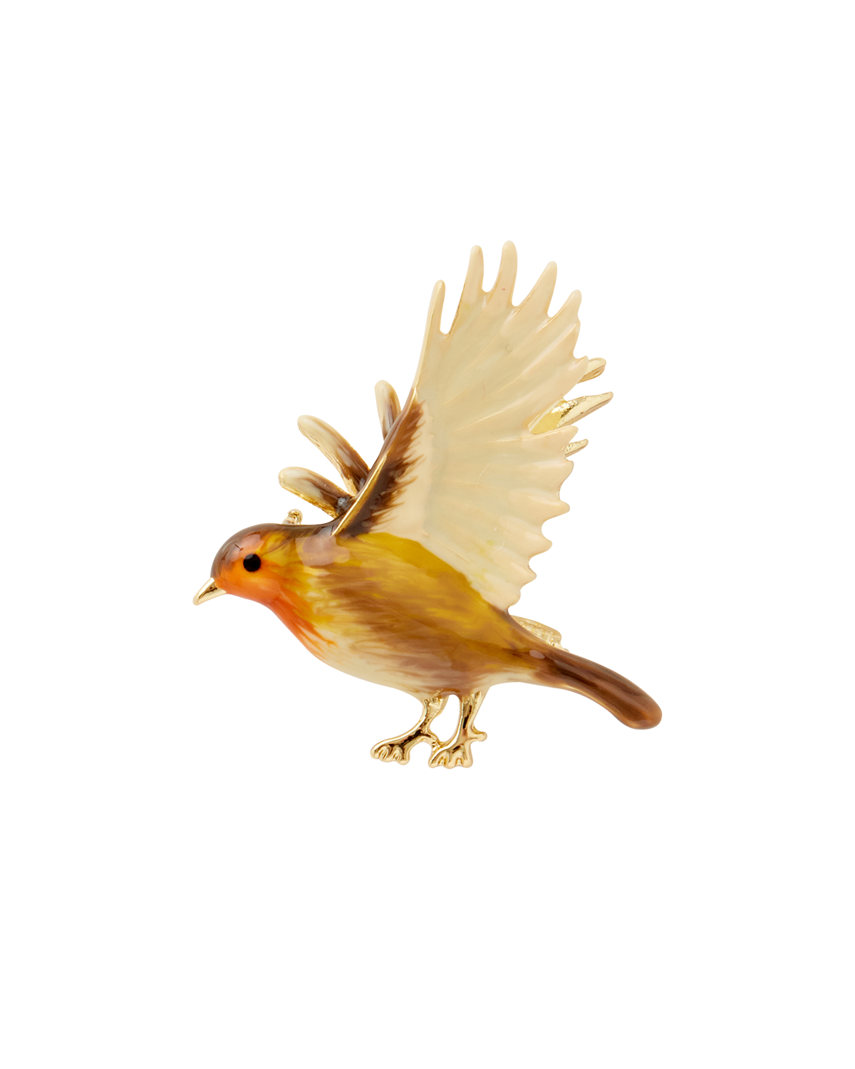 fable-england-flying-robin-brosche-emaille-rotkehlchen-vogel image 1