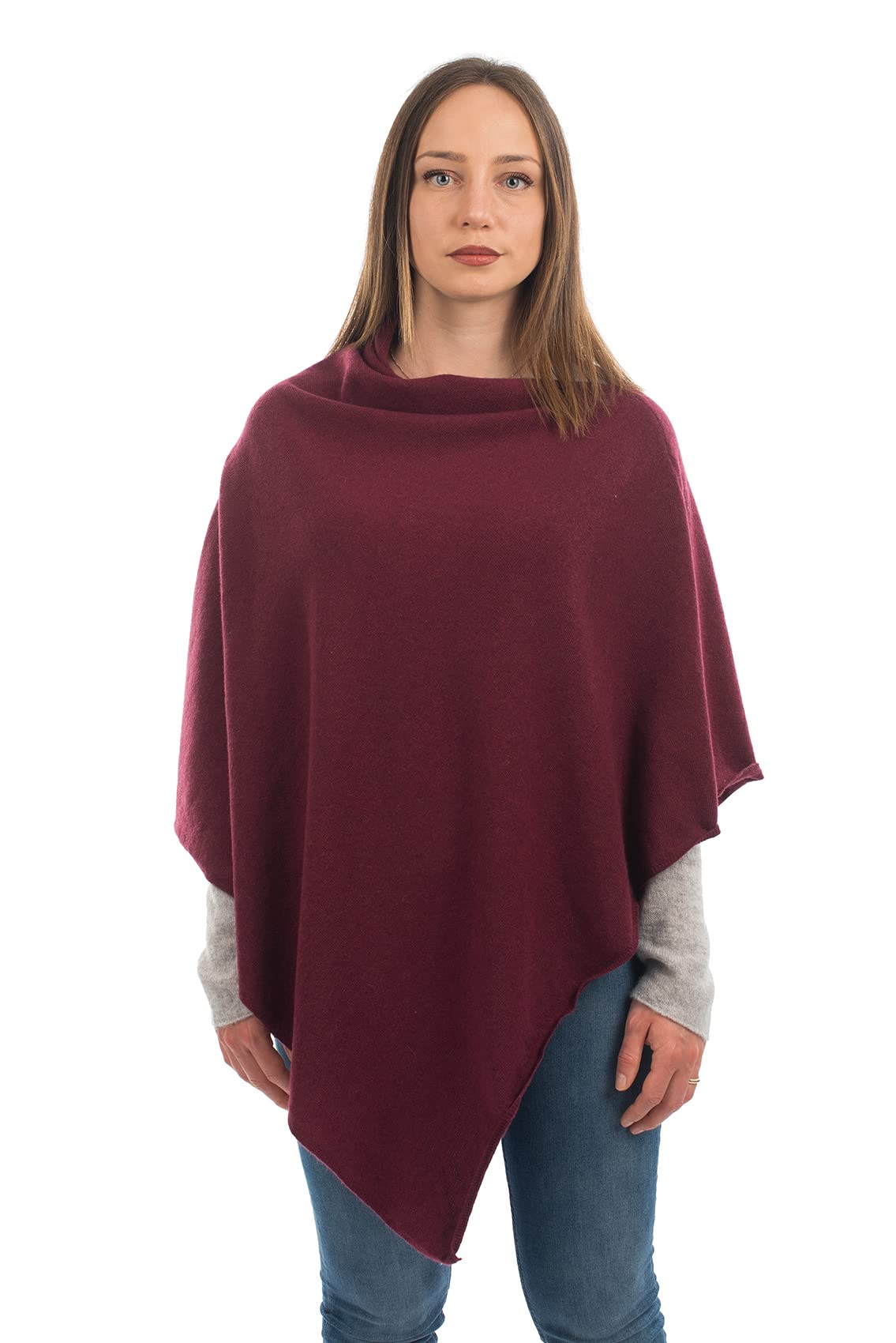 dalle-piane-poncho-kaschmir-mix-poncho-grau image 5