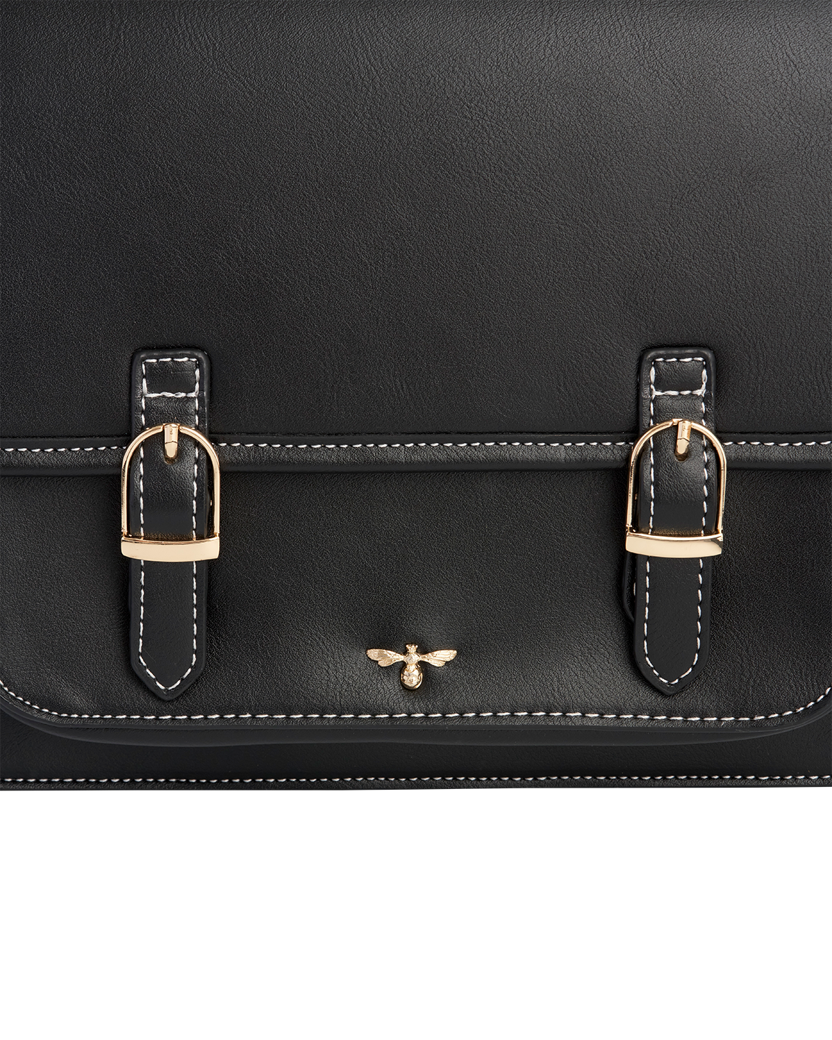 fable-england-black-classic-satchel-handtasche-schwarz-pilz-futter image 3