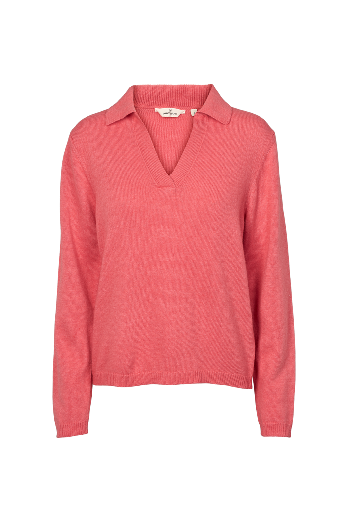 basic-apparel-cady-polo-sweater-conch-shell-kaschmir image 5