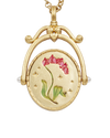 fable-england-jewellery-o-initial-orchid-spinner-kette-gold image 3