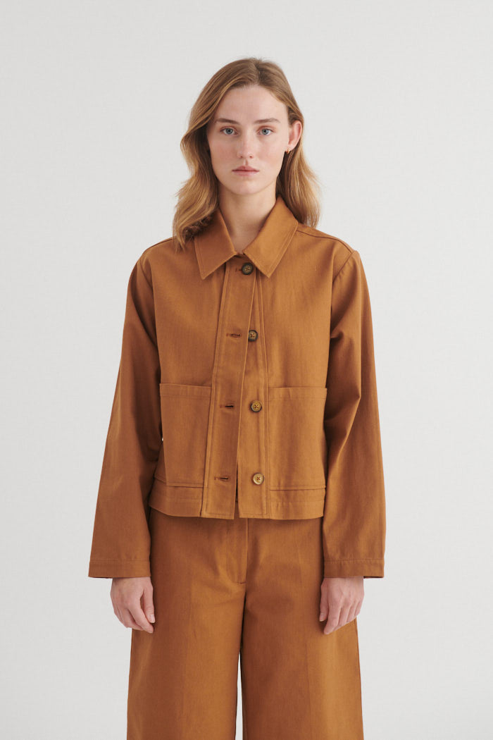 basic-apparel-lilla-jacket-jacke-nuthatch-bio-baumwolle-oversized image 1