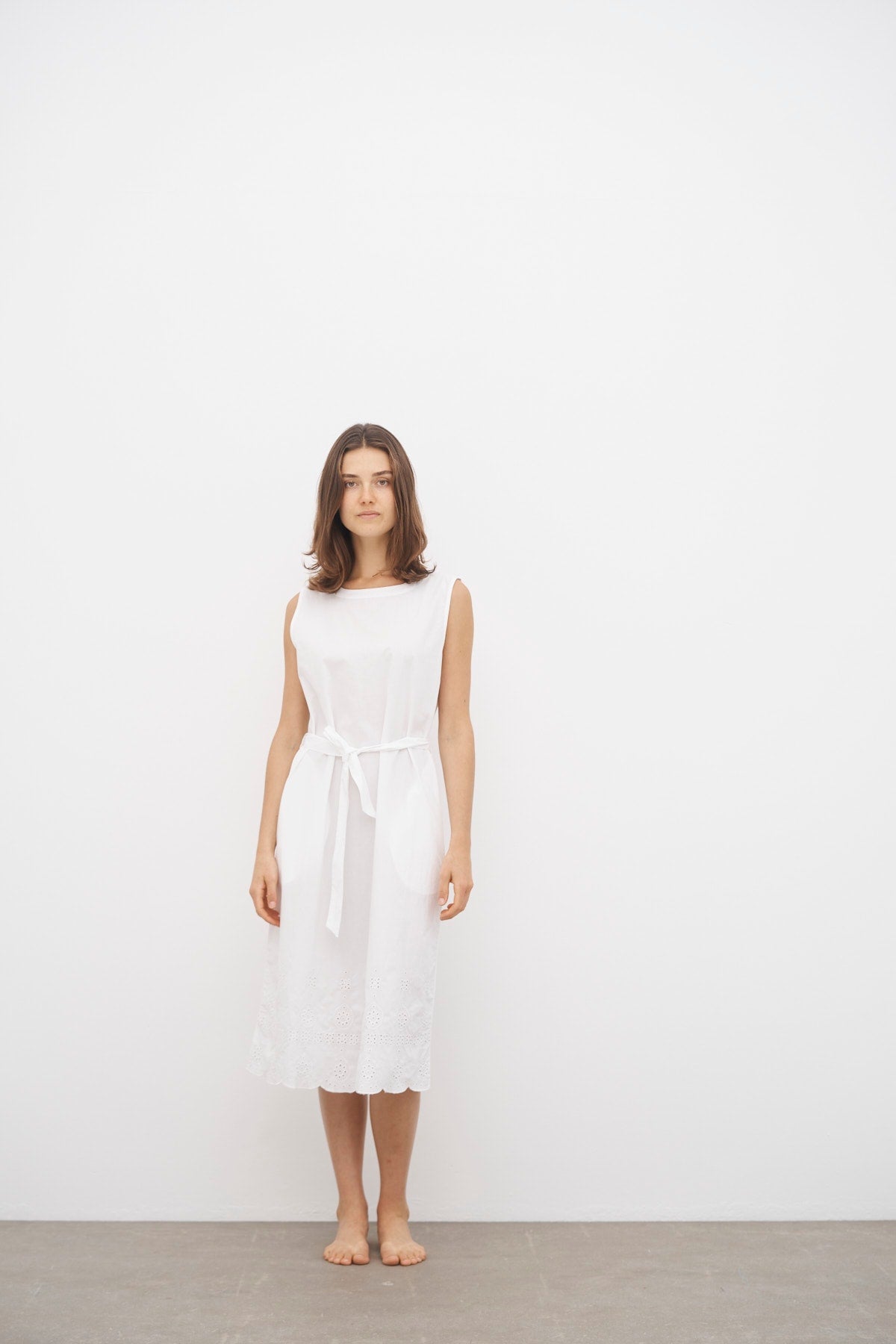 care-by-me-flora-a-dress-kleid-sand-bio-baumwolle-gots image 2