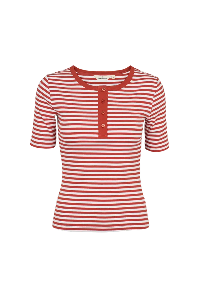 basic-apparel-ludmilla-t-shirt-streifen-roibus-wei image 1