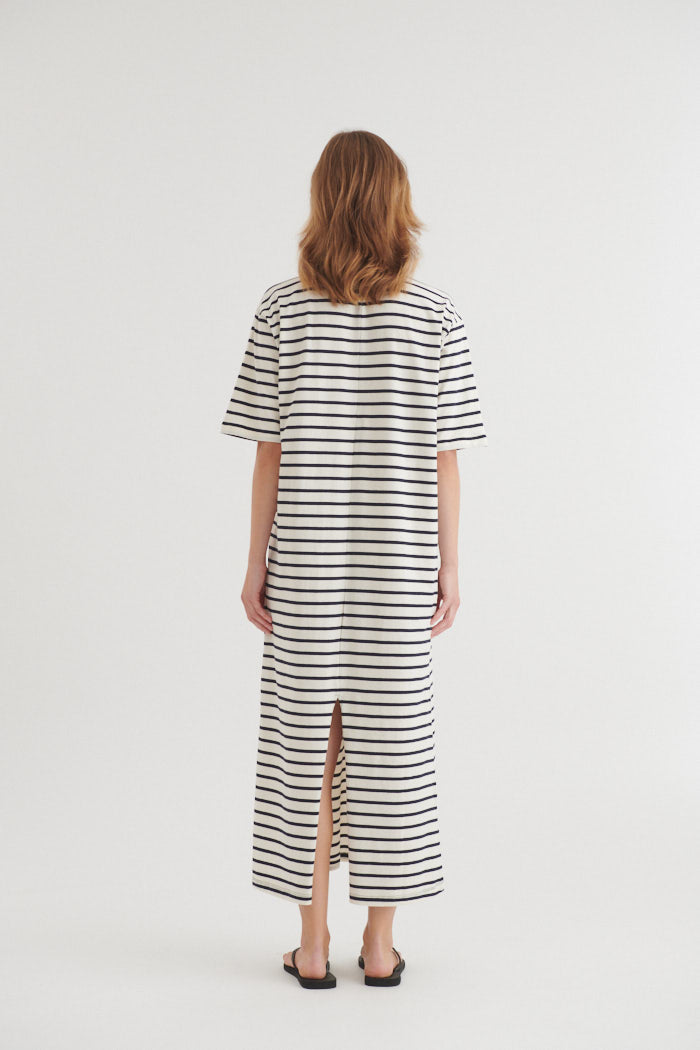 basic-apparel-raja-striped-dress-kleid-sky-captain-bio image 3