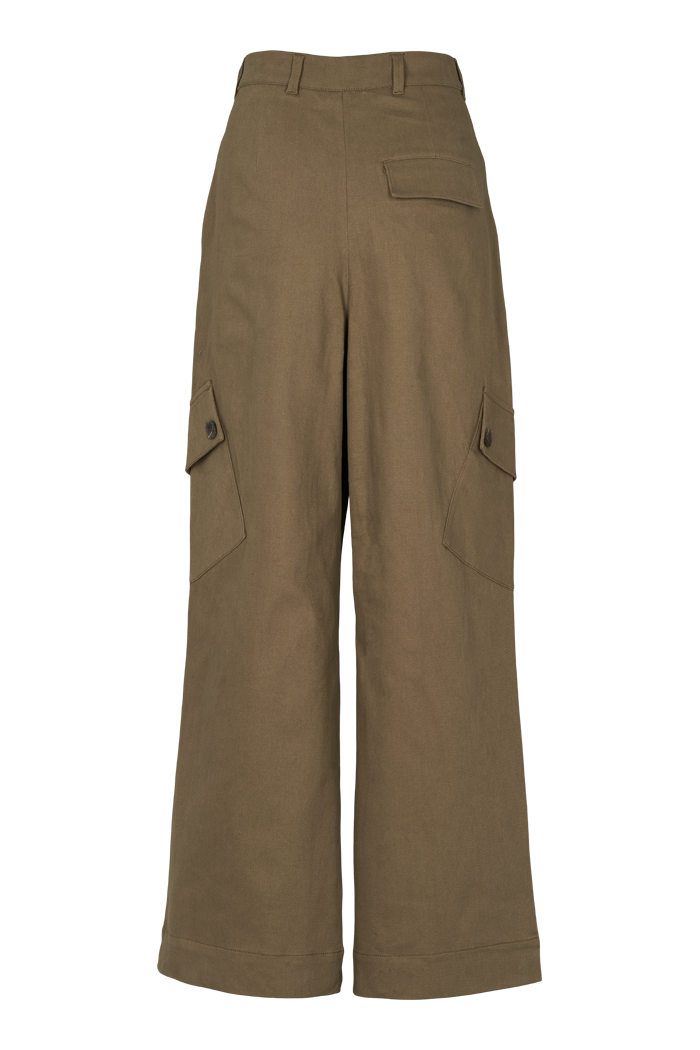 basic-apparel-creol-cargo-pants-hose-capers-green-bio-baumwolle image 4