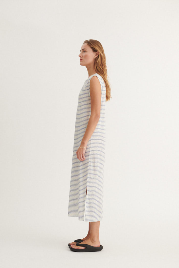 basic-apparel-ryda-stripe-tank-dress-kleid-quiet-harbor-leinen image 2