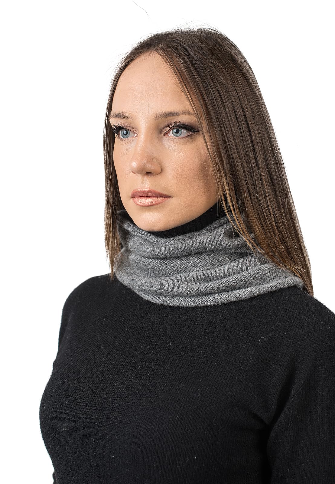 dalle-piane-cashmere-scarf-loopschal-beige-regenerierter-kaschmir image 7
