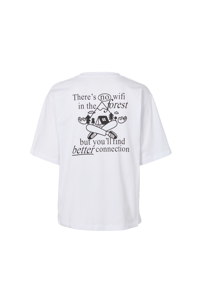 basic-apparel-raja-forrest-tee-t-shirt-white-print-loose image 1